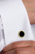 David Donahue Men's Onyx Cuff Link & Stud Set