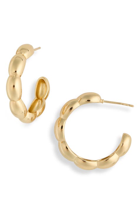 Bobble Hoop Earrings