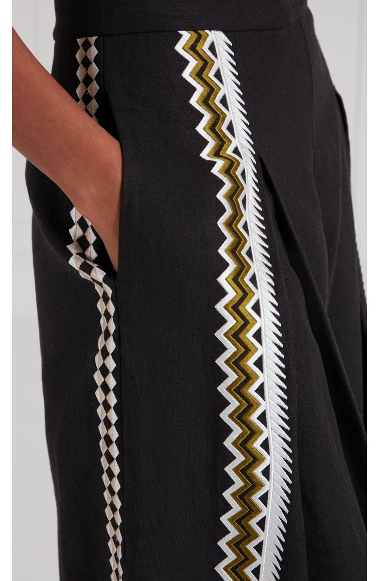 Temperley London Avalon Trouser, Alternate, color, Black