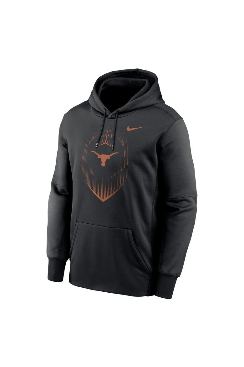 Men's Nike Black Texas Longhorns Icon Football Performance Pullover Hoodie, Alternate, color, Black