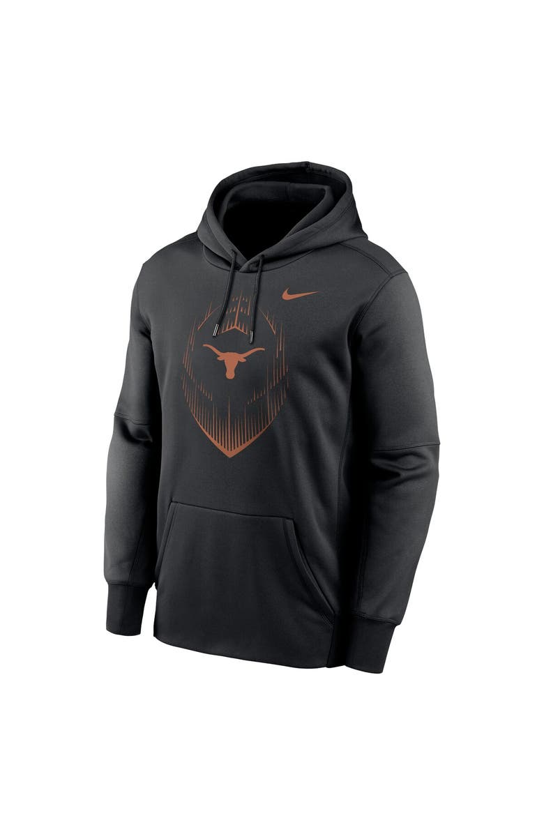 Nike Men's Nike Black Texas Longhorns Icon Football Performance Pullover Hoodie, Alternate, color, Black