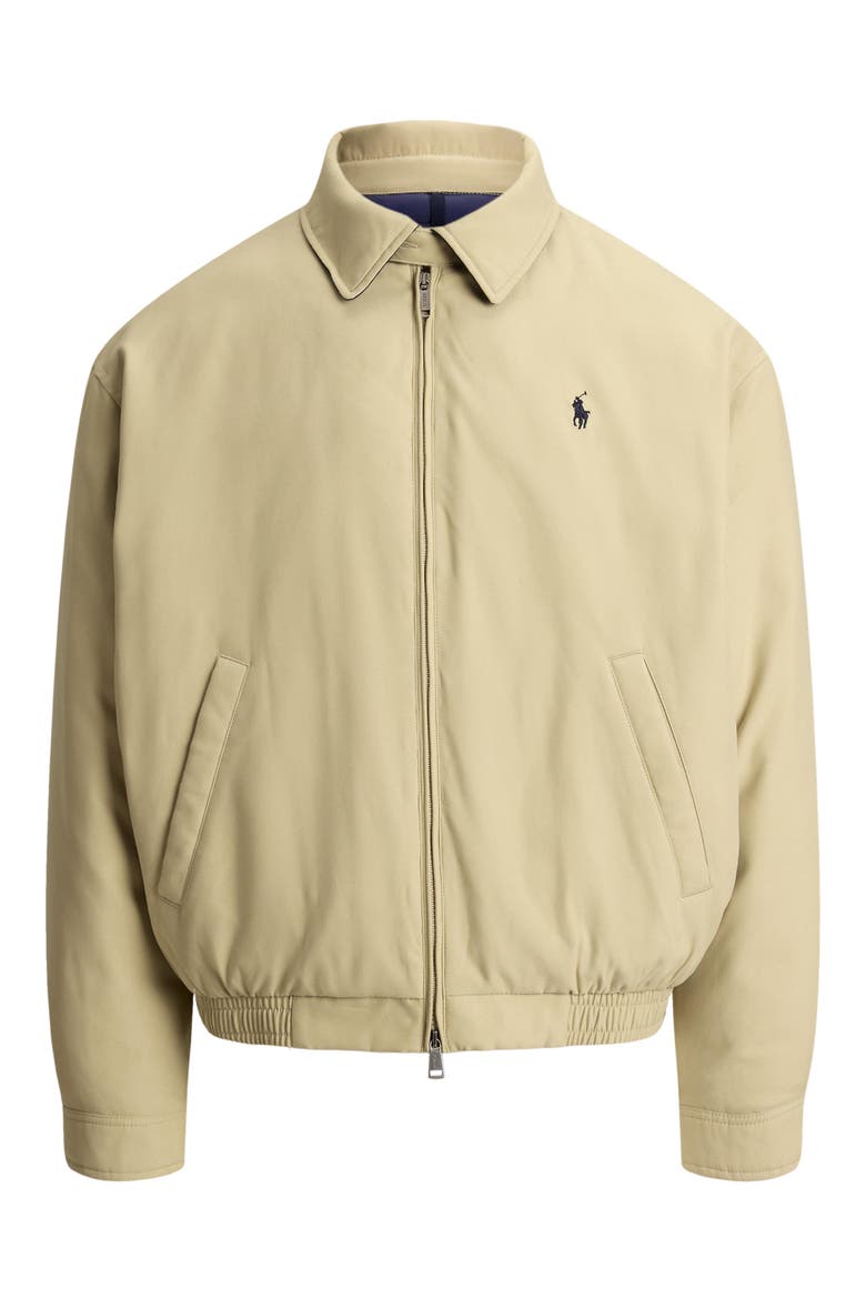 Zip Front Down & Feather Jacket, Alternate, color, KHAKI UNIFORM
