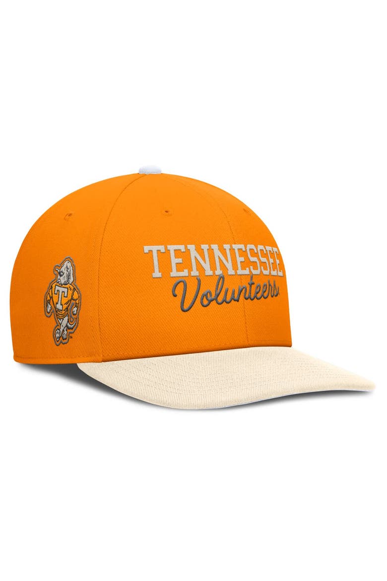 Men's Nike Tennessee Orange/Cream Tennessee Volunteers Pro Legacy Script Snapback Hat, Alternate, color, Tennessee Orange