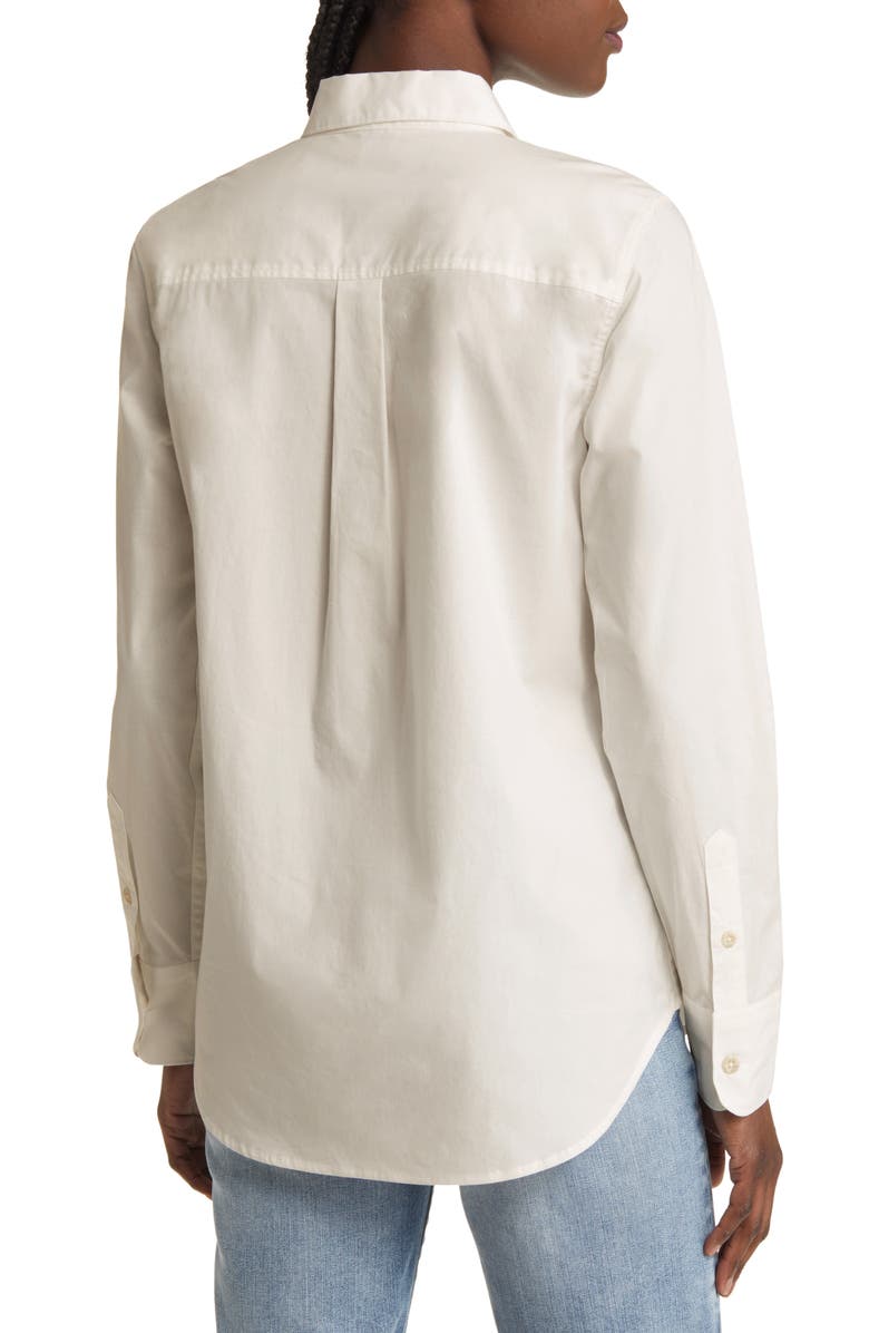 Faherty Malibu Cotton Poplin Button-Up Shirt, Alternate, color, 