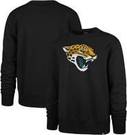 '47 Men's '47 Black Jacksonville Jaguars Imprint Headline Logo Pullover Sweatshirt