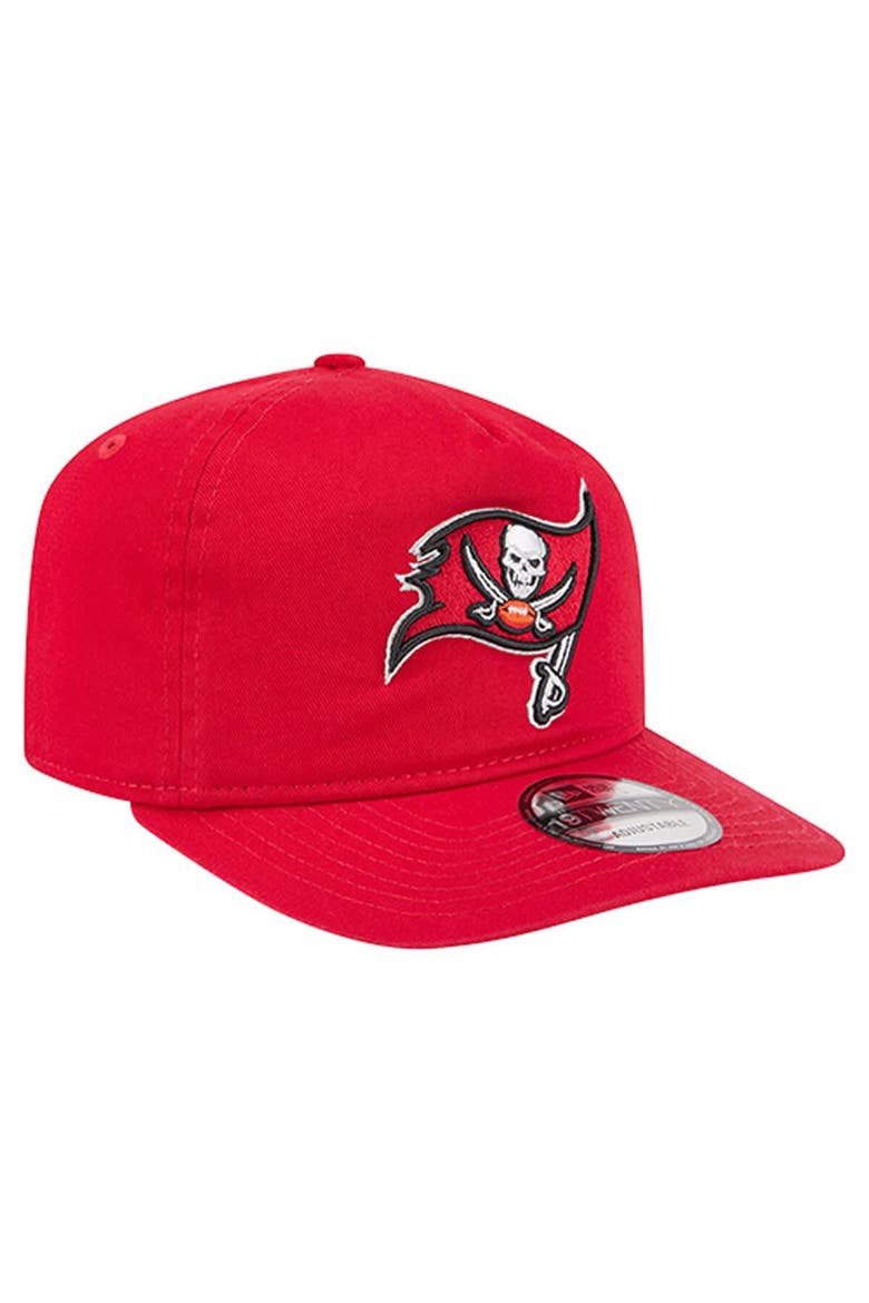 Men's New Era  Red Tampa Bay Buccaneers Team 19TWENTY Adjustable Hat, Alternate, color, Red