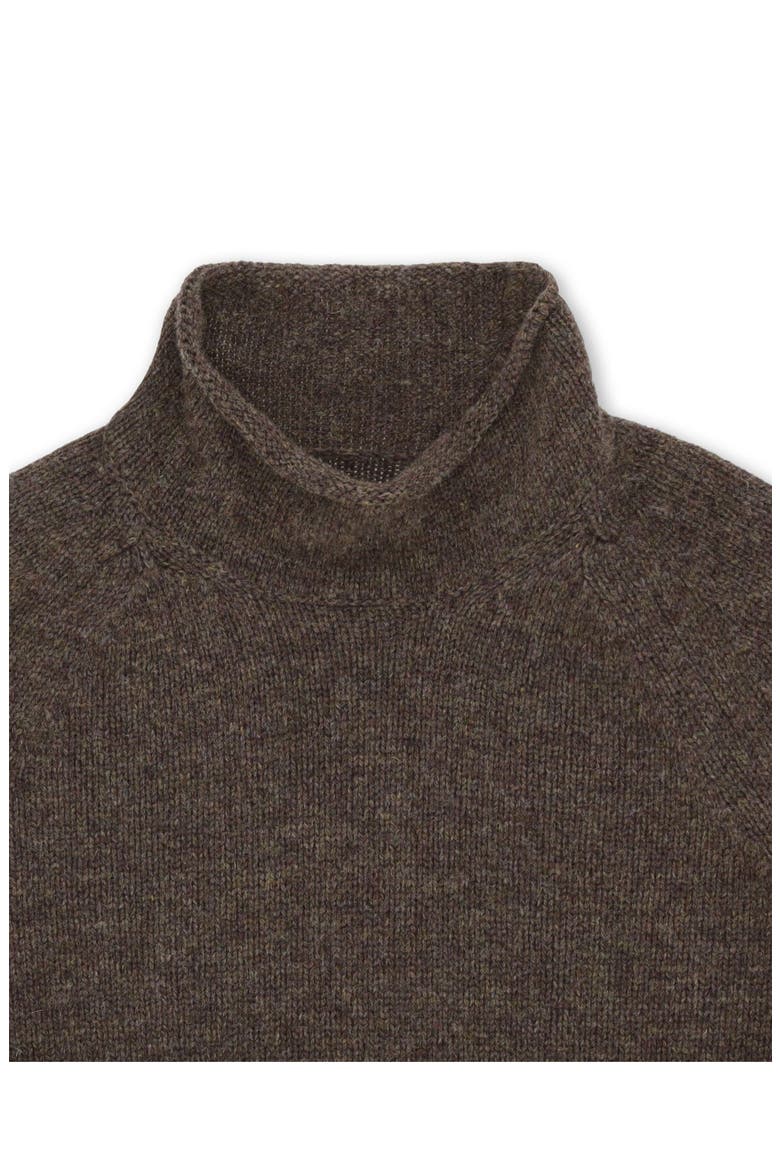 Andrew Merino Wool High Neck Sweater, Alternate, color, MELANGE