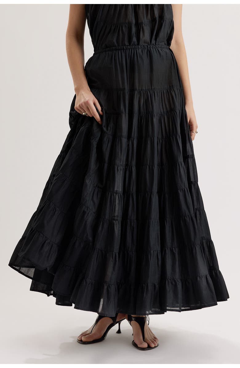 Merlette Chandni Skirt, Main, color, Black
