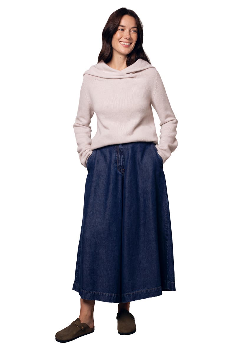Collared Slouch Jumper, Alternate, color, Swansdown