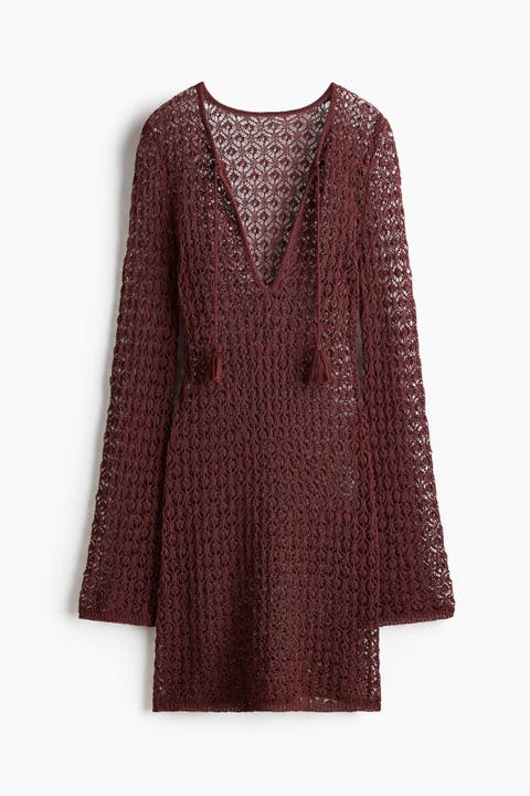 Crochet-look Beach Dress