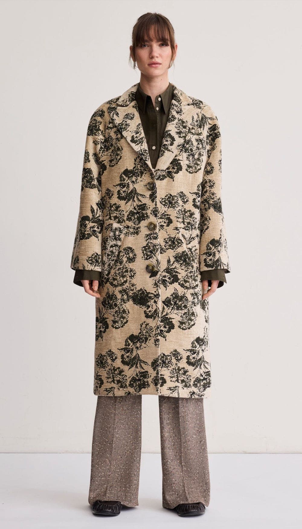selected Olive Jacquard