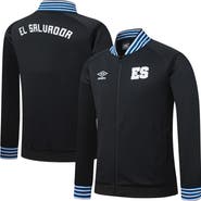 Umbro Men's Umbro  Black El Salvador National Team Presentation Raglan Full-Zip Jacket