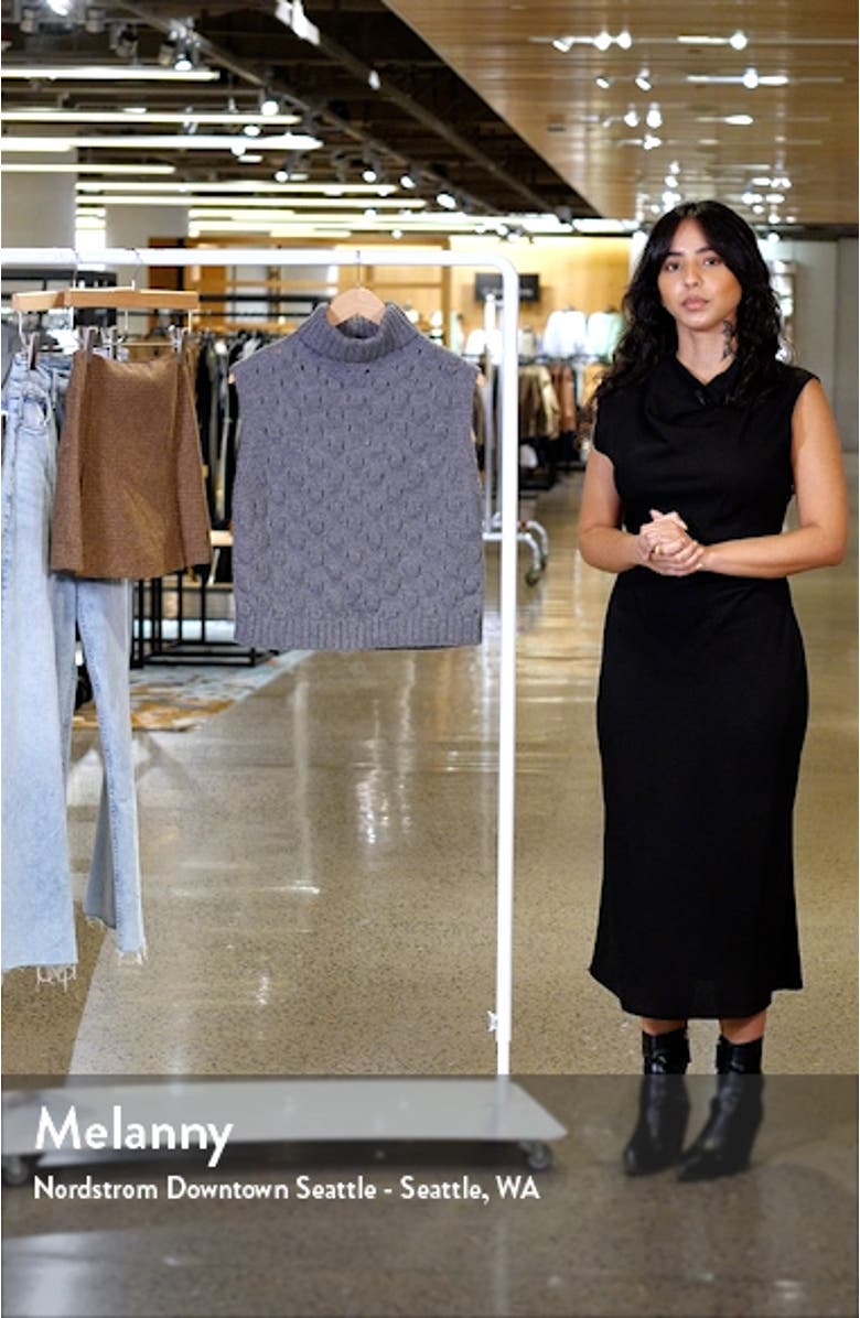 Pattern Turtleneck Sweater Vest, sales video thumbnail