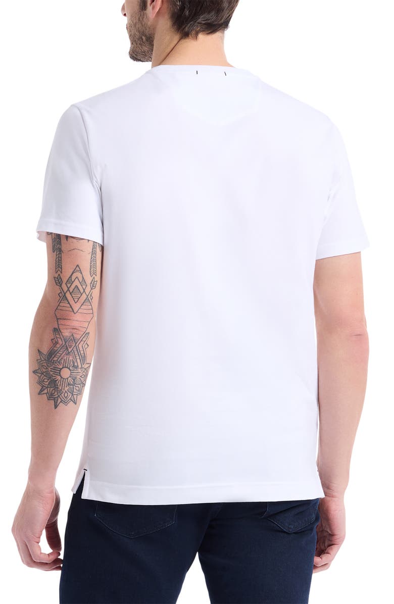 Robert Graham The Tipsy Times Graphic T-Shirt, Alternate, color, White