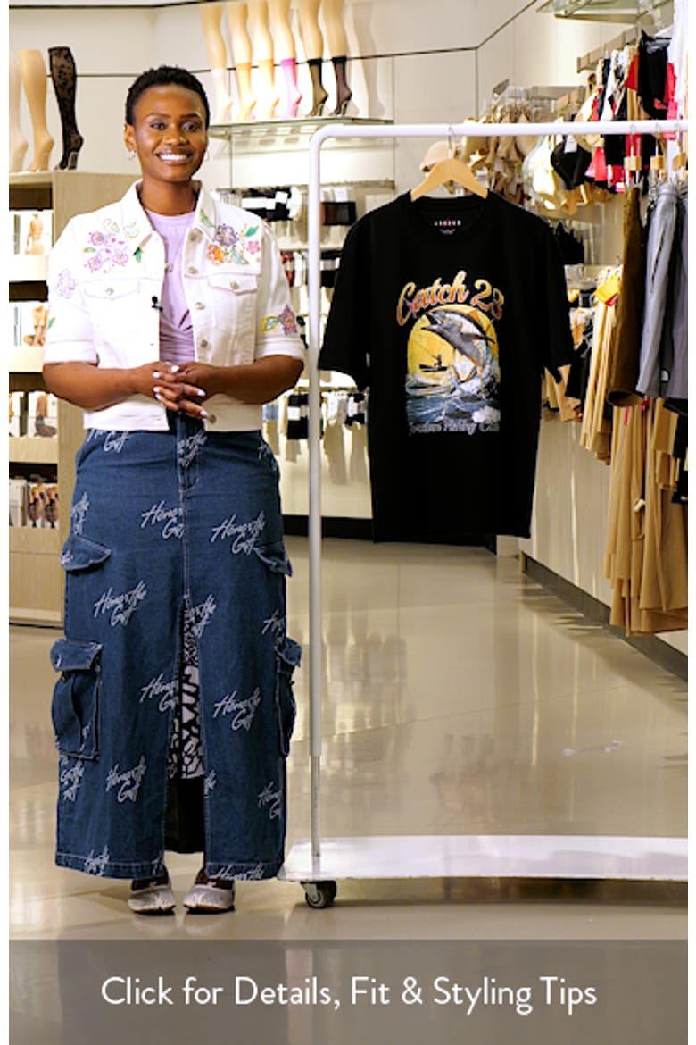 Fishing Club Cotton Graphic T-Shirt video