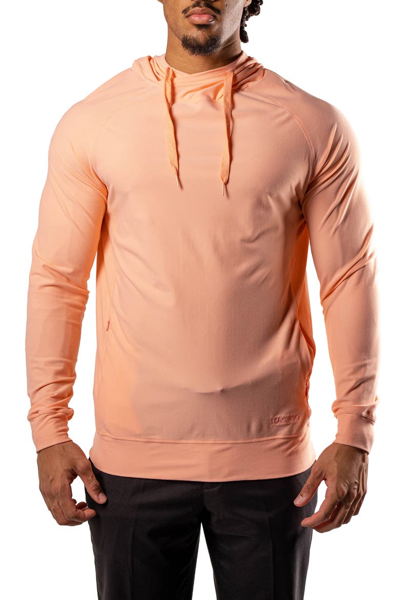 Plaisir27 Orange Hoodie, Main, color, ORANGE
