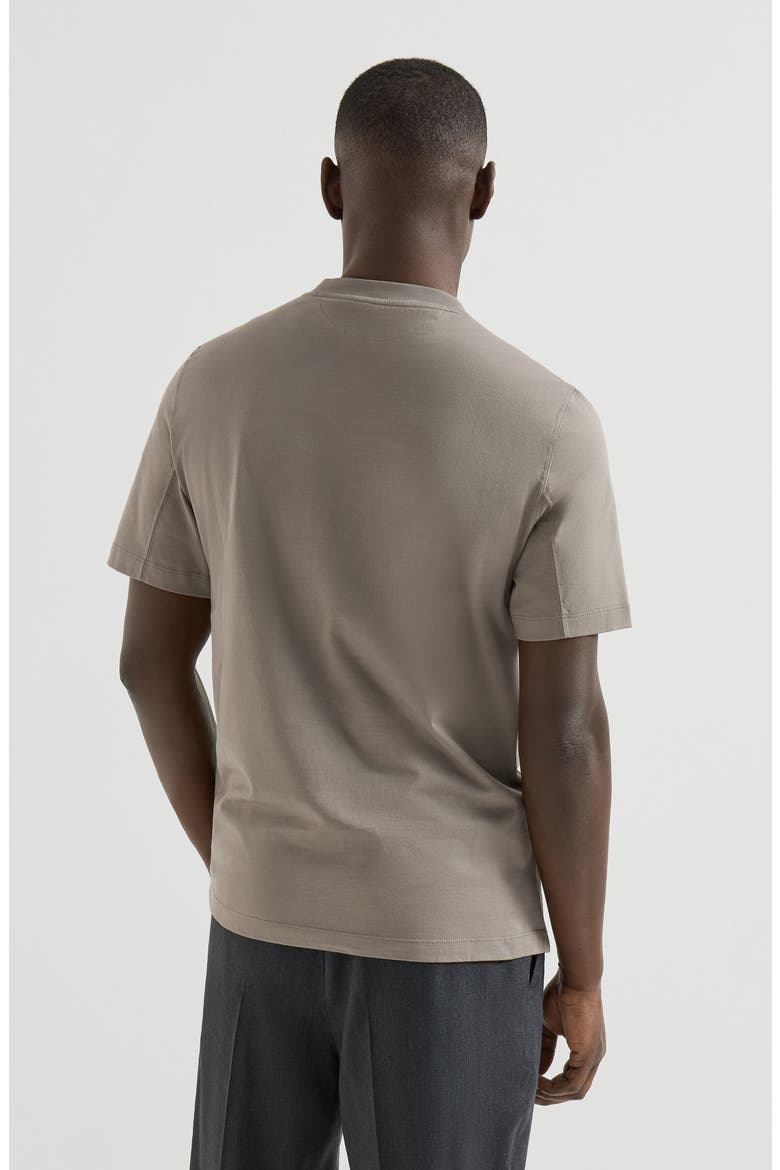 Jersey T-shirt with logo, Alternate, color, Khaki