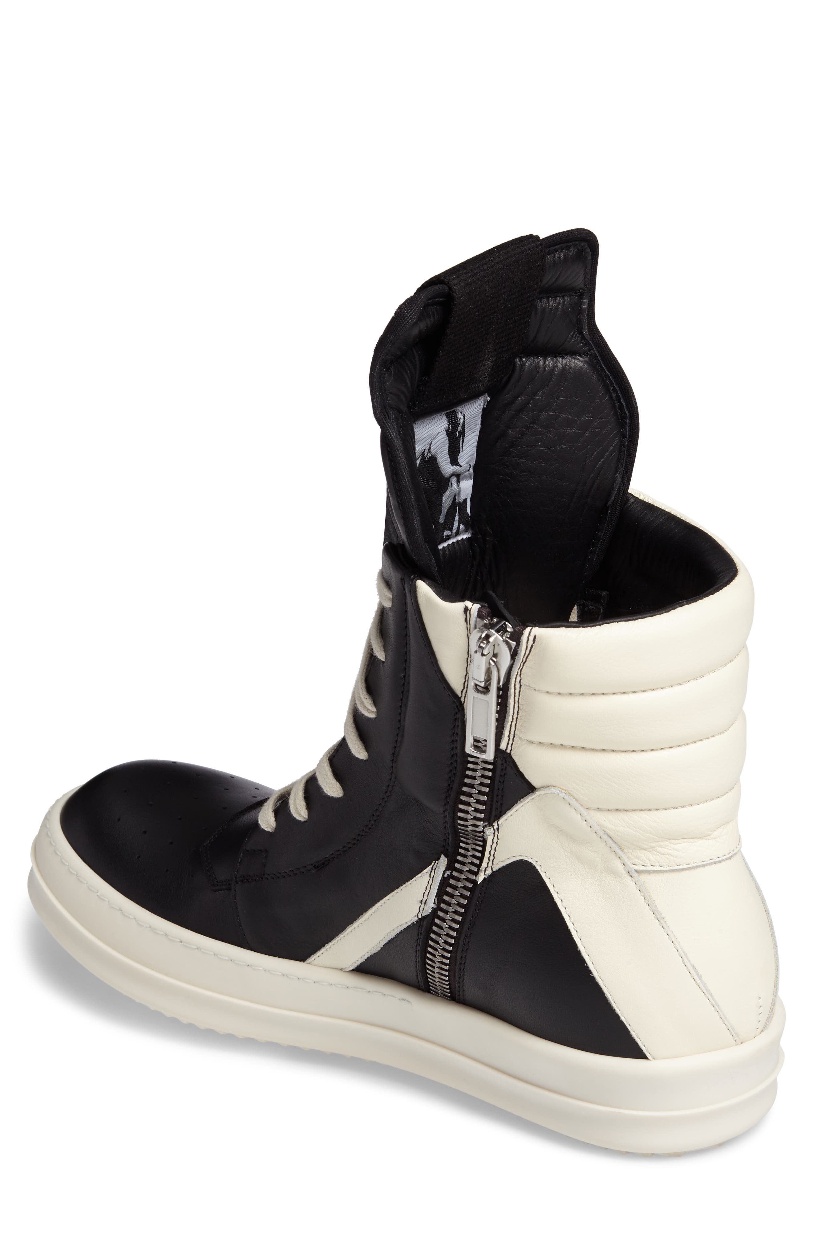 Rick Owens 'Geobasket' High Top Sneaker, Alternate, color, 