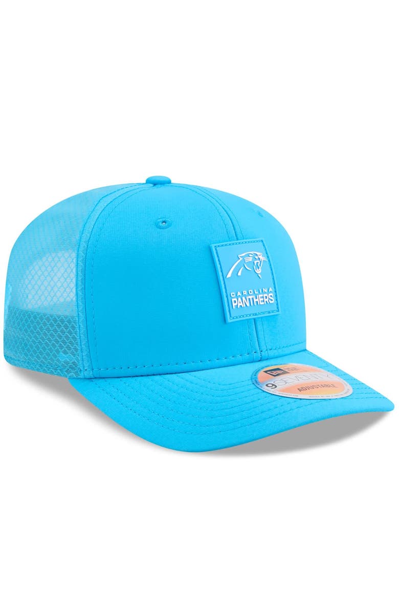 New Era Men's New Era Blue Carolina Panthers 2025 Sideline  9SEVENTY Trucker Adjustable Hat, Alternate, color, Blue