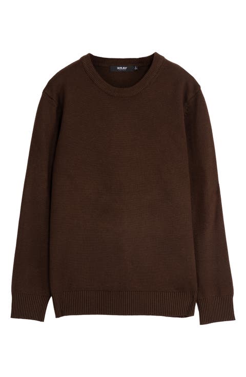 Kids' Basic Crew Neck Sweater (Big Kid)