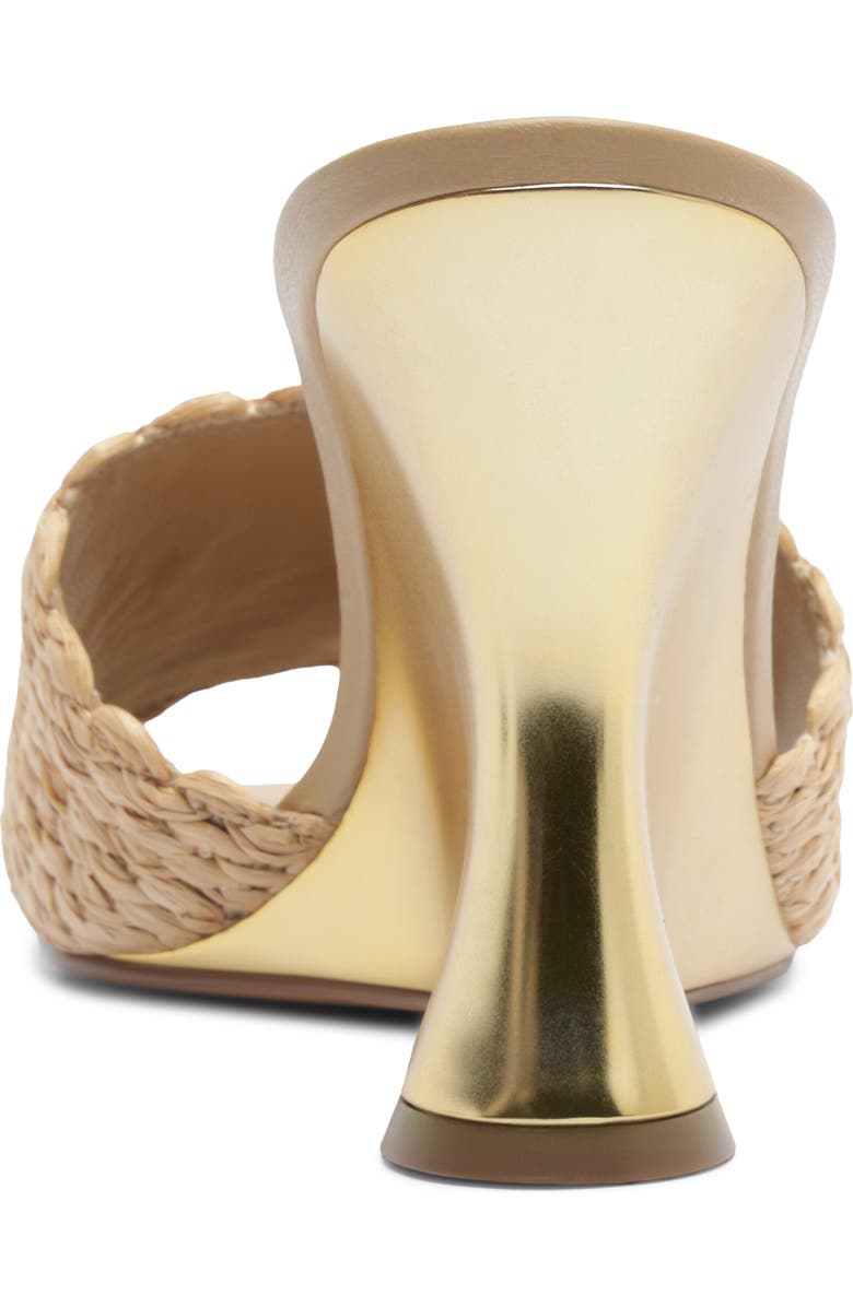 Arezzo Renata Wedge Sandal, Alternate, color, Palha