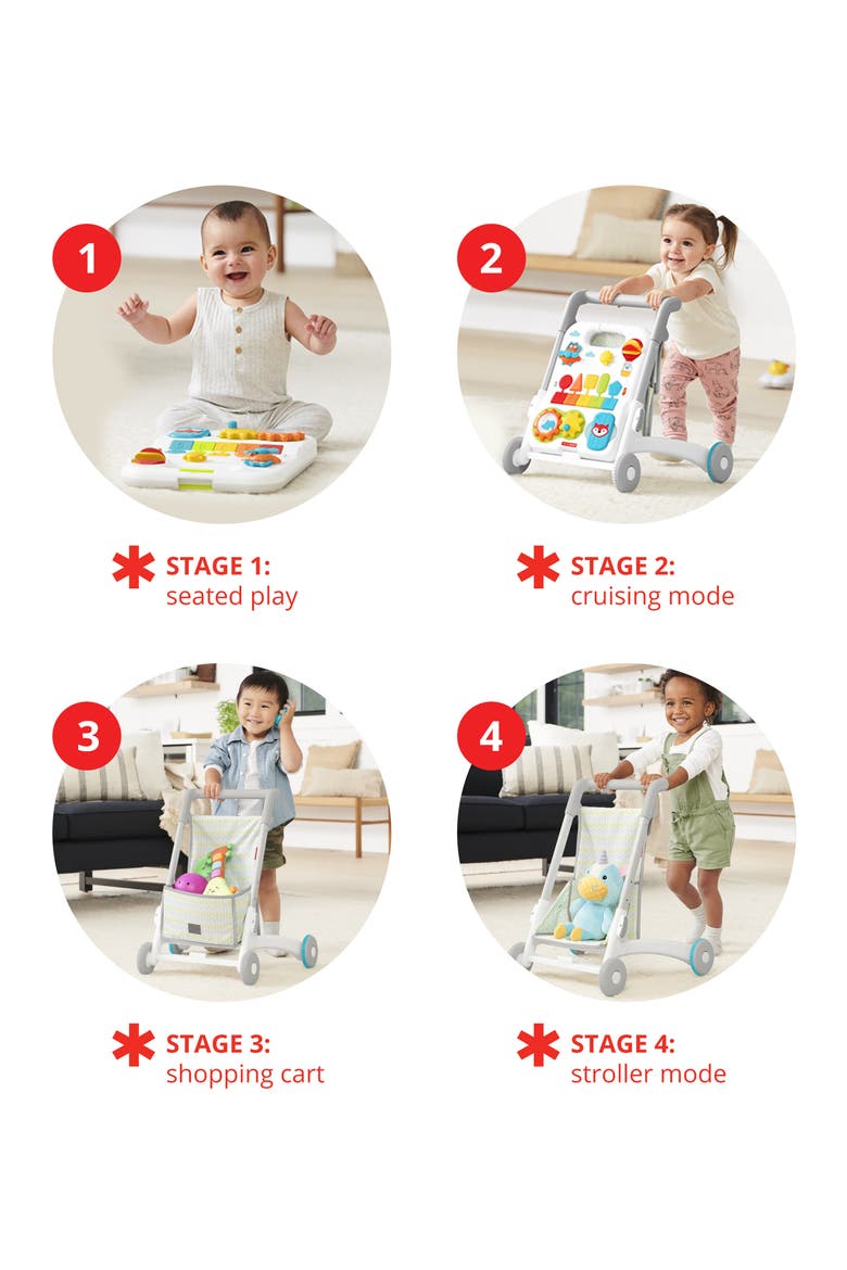 Explore & More™ 4-in-1 Grow Along Activity Walker, Alternate, color, NONE