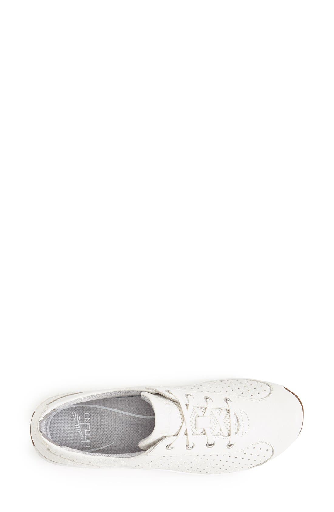 'Hillary' Sneaker, Alternate, color, WHITE LEATHER
