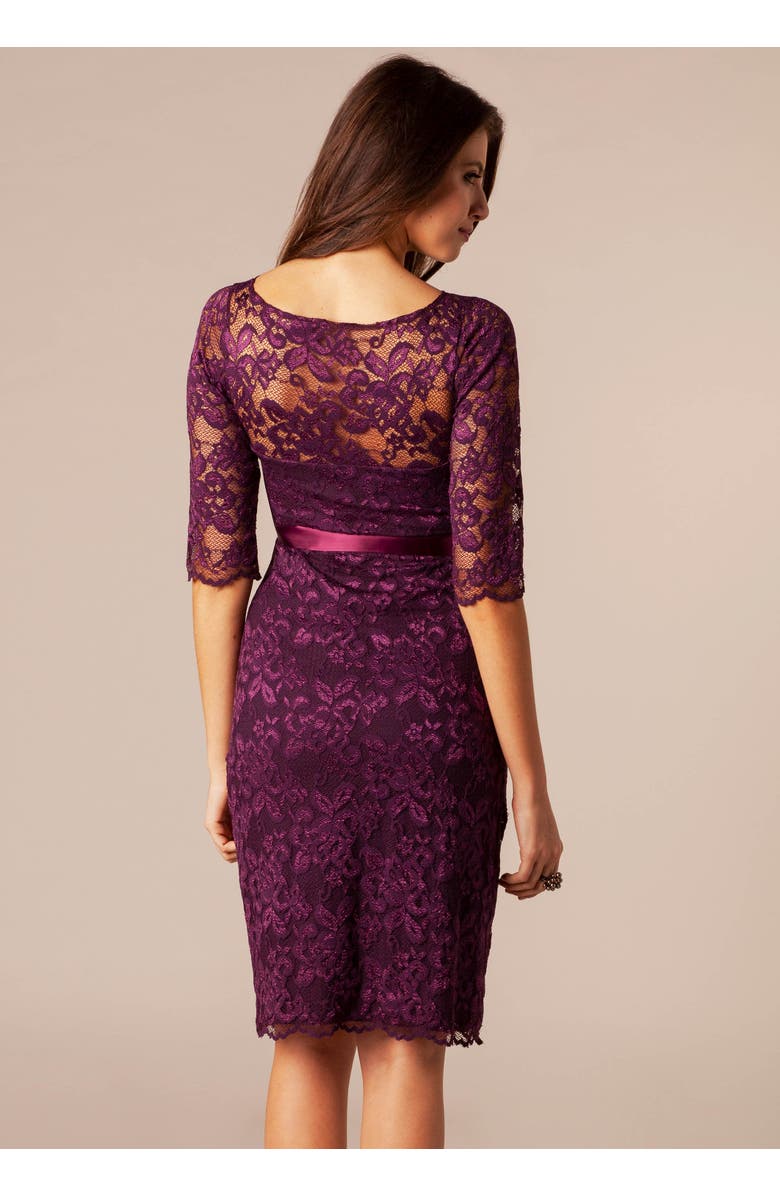 Tiffany Rose Maternity Amelia Maternity Dress, Alternate, color, Claret