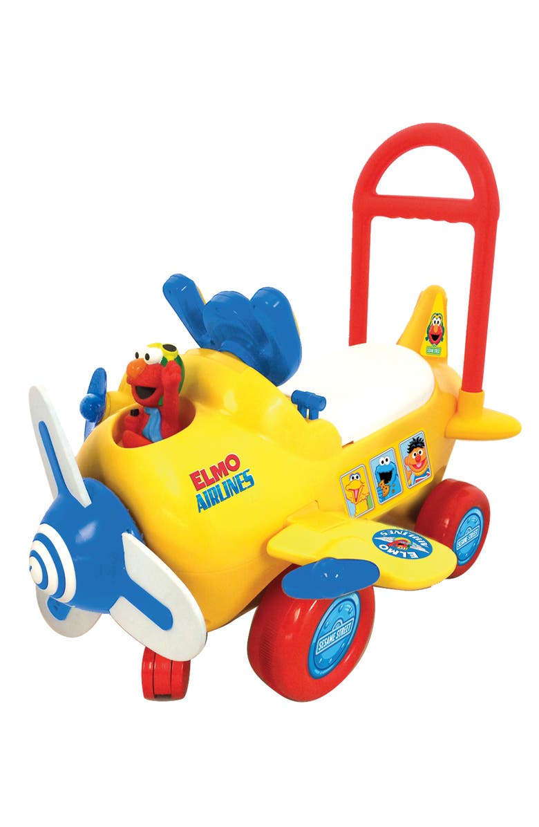 Kiddieland Sesame Street Elmo
s Plane Activity Rideon, Main, color, Multicolored