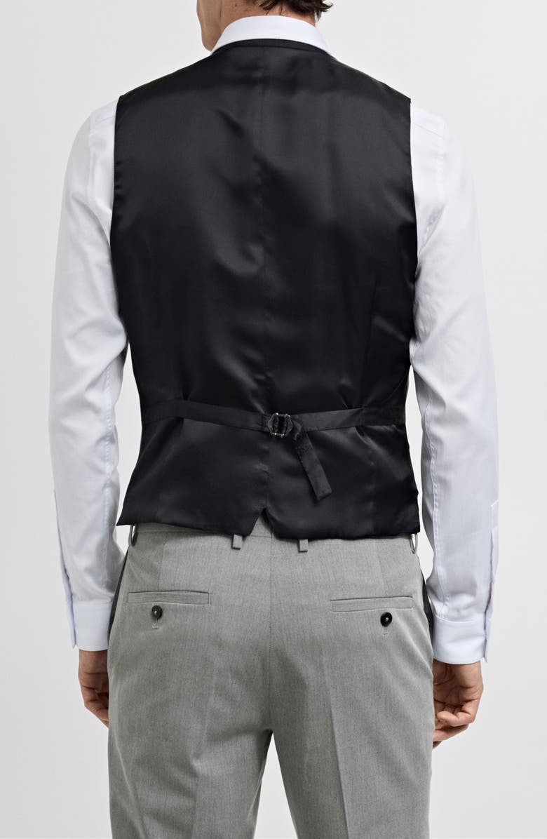 MANGO Paris Superslim Fit Suit Vest, Alternate, color, Grey