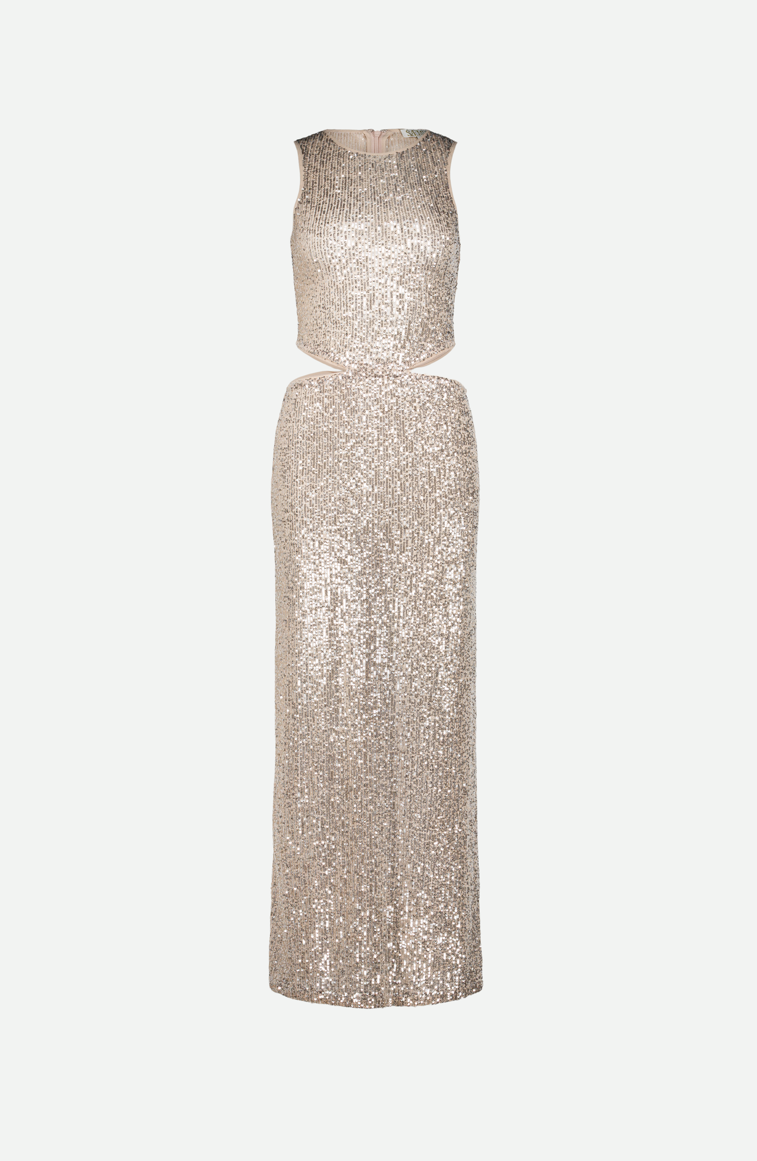 Cut Out Sequin Dress