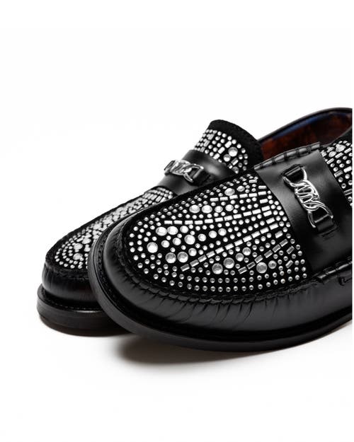 Naked Wolfe Roma Leather Loafer In Black