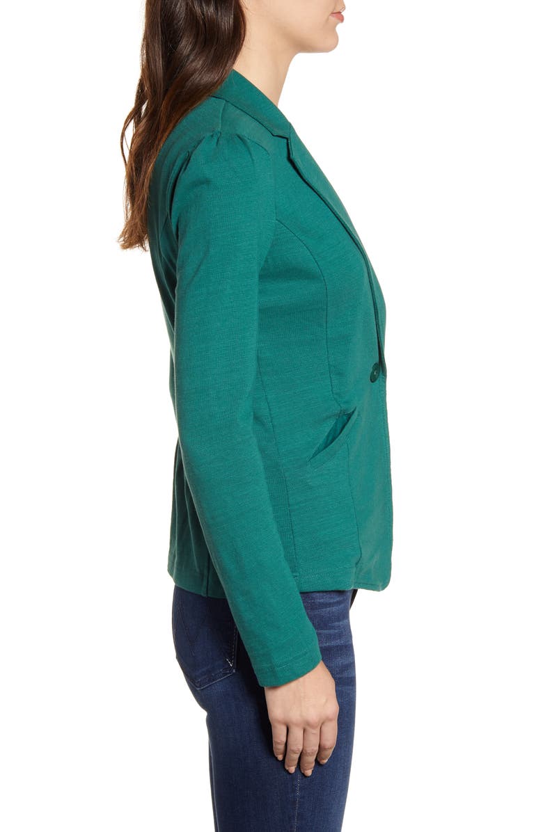 Caslon<sup>®</sup> LONG SLEEVE KNIT BLAZER, Alternate, color,