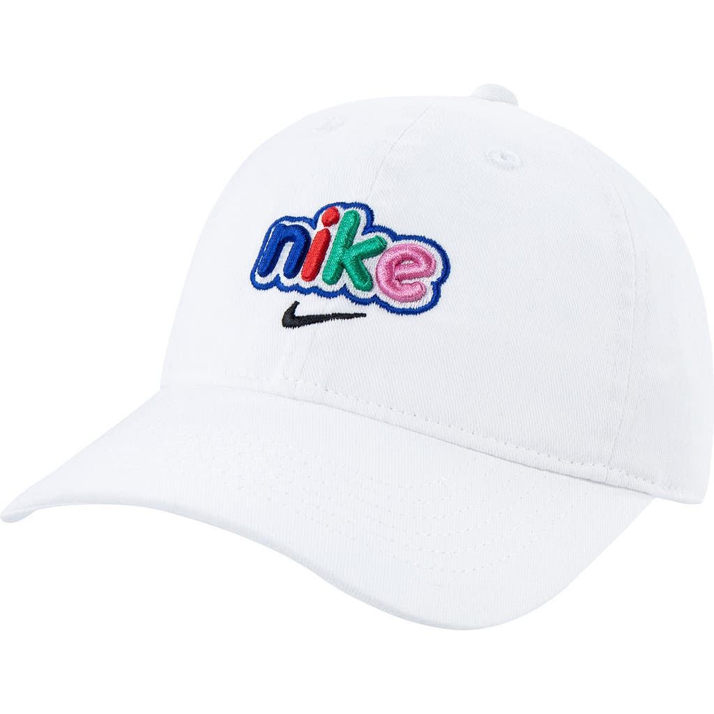 NIKE NIKE KIDS' LOGO COTTON BASEBALL CAP