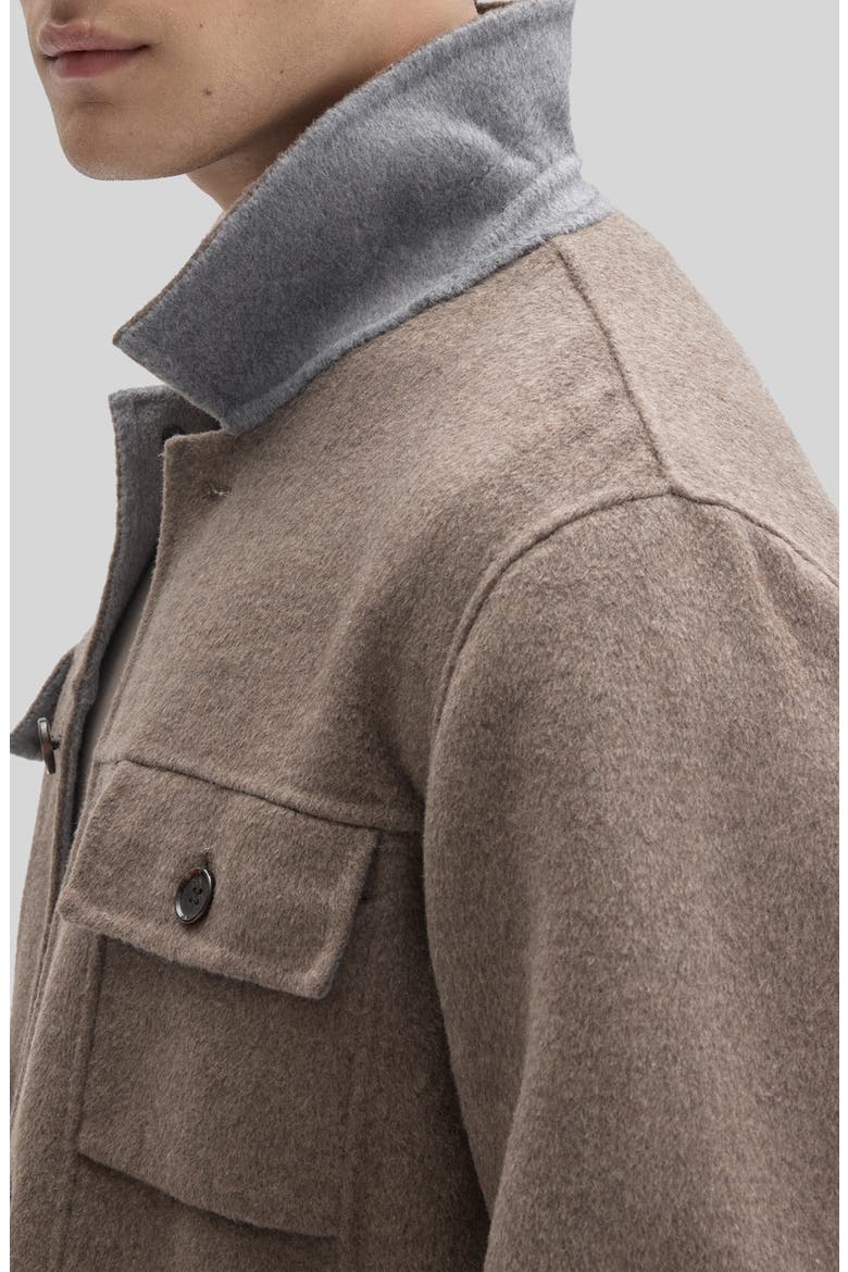 ORTEGA BUTTONED JACKET, Alternate, color, SEQUOIA