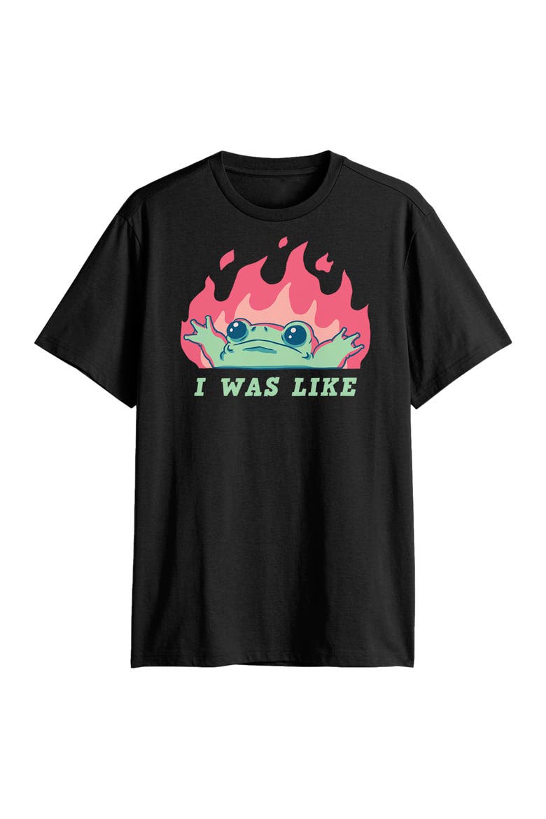 Men's Lost Gods I Was Like Frog On Fire  Graphic T-Shirt, Main, color, Black