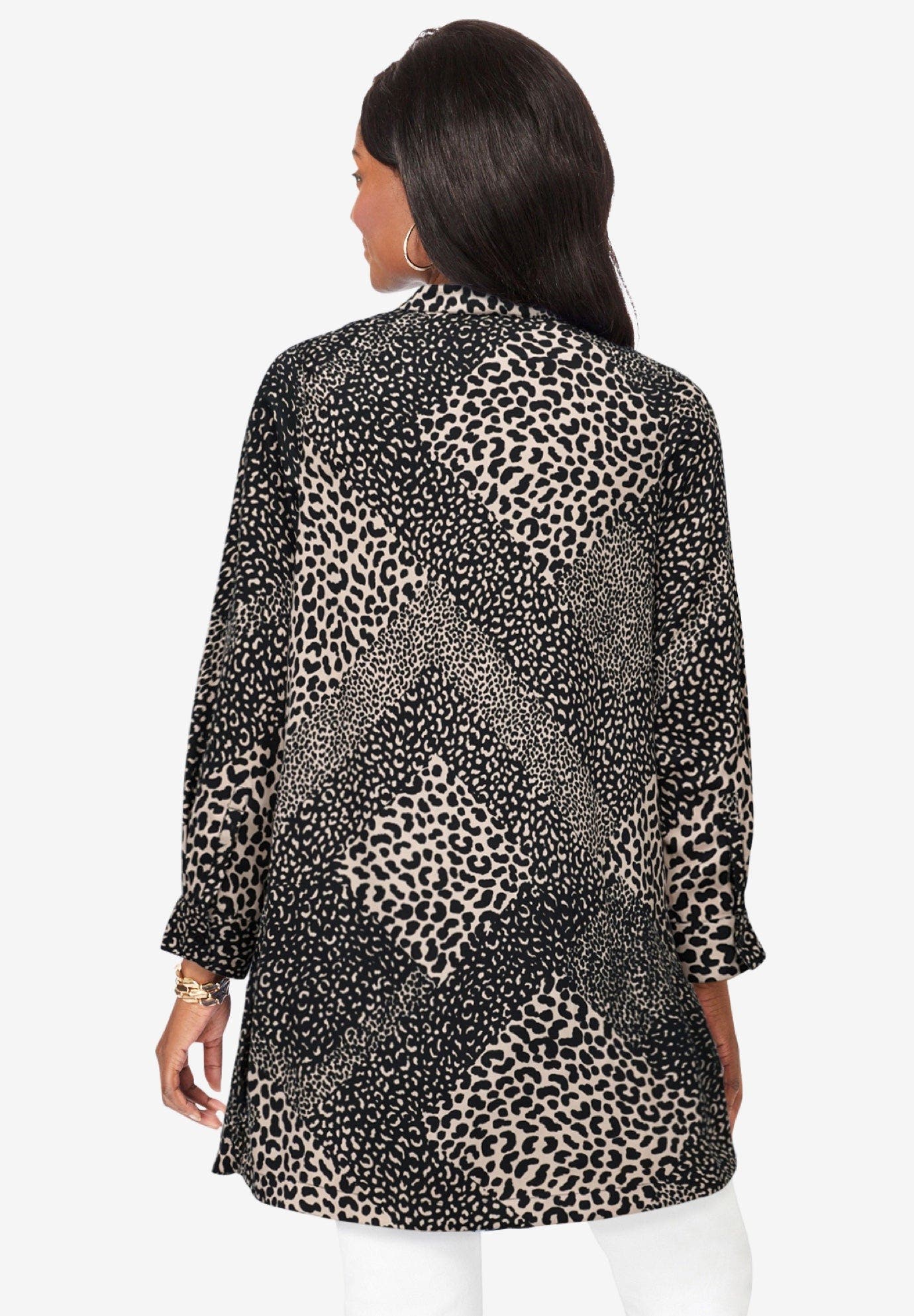 Georgette Button Front Tunic - image 2