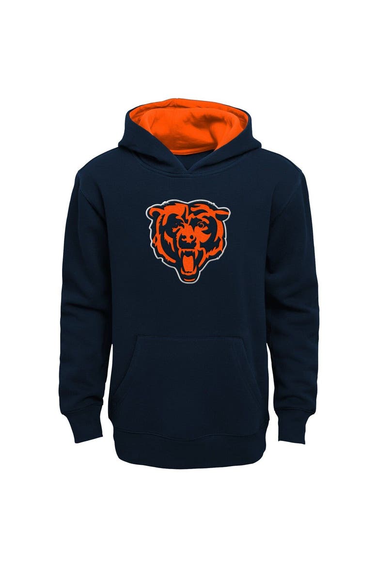 Preschool Navy Chicago Bears Prime Pullover Hoodie, Main, color, Navy