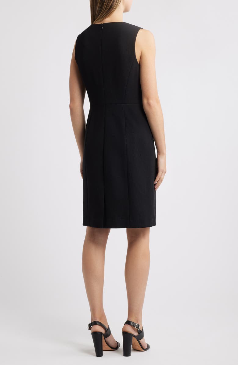 Anne Klein Crepe Sleeveless Sheath Dress, Alternate, color, 