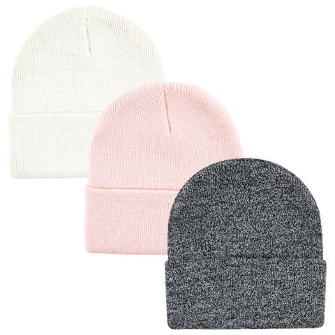 Knitted Fold-Over Beanies