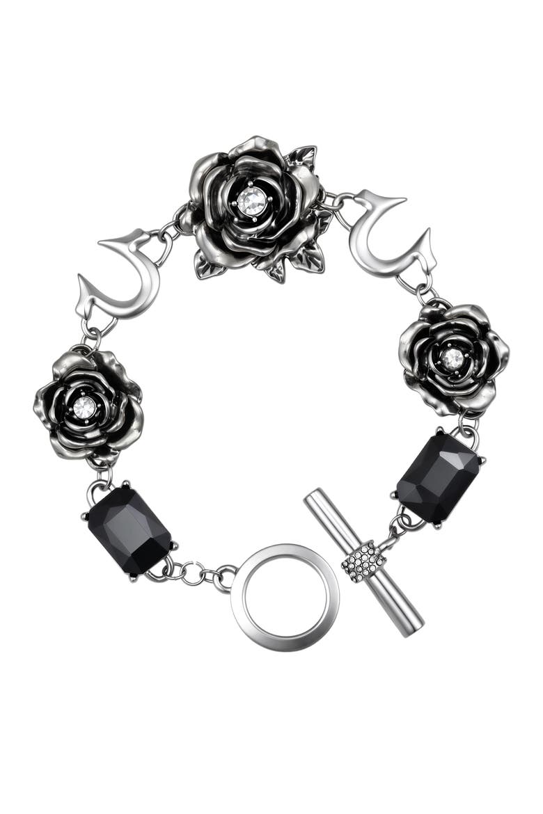 Toggle Bracelet, Alternate, color, Silver