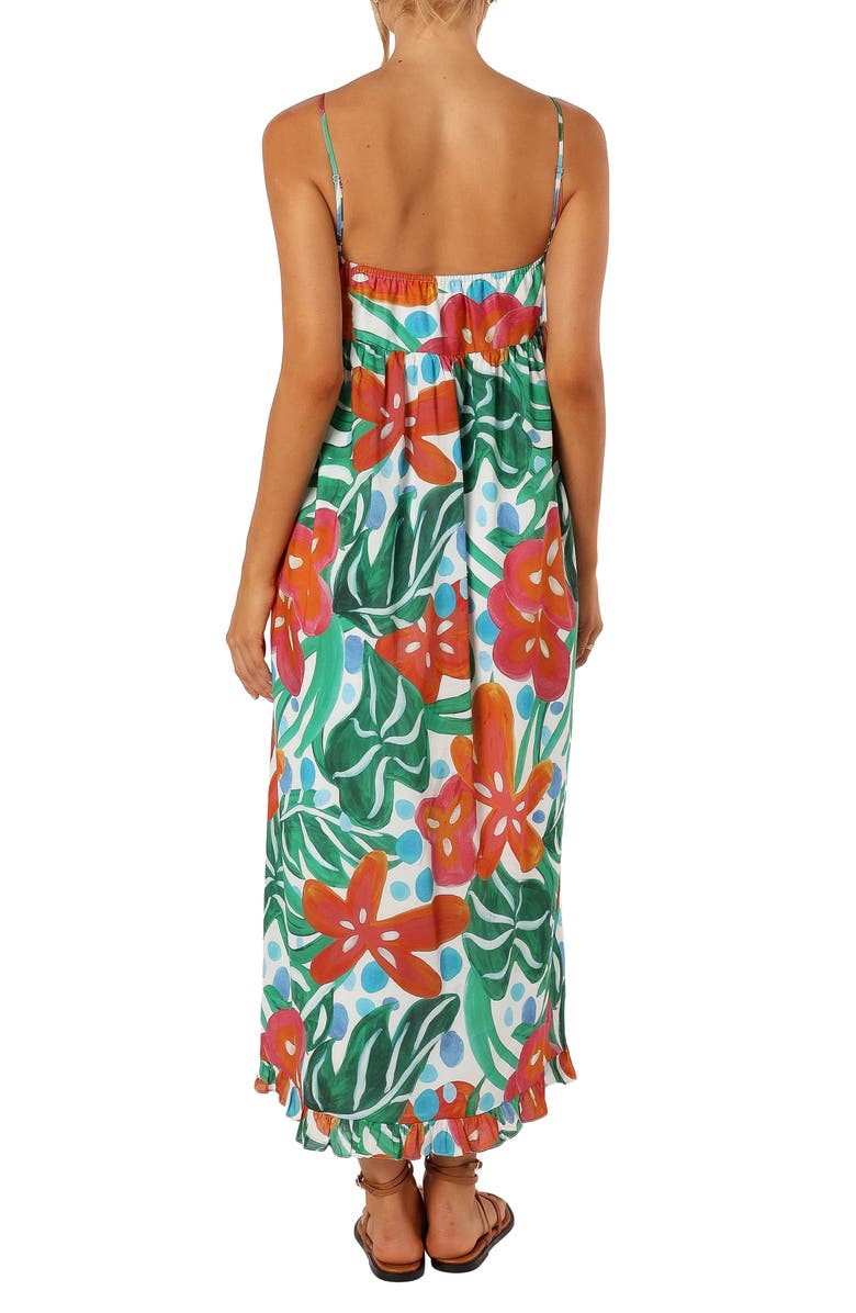 Petal & Pup Miuccia Floral Cotton Maxi Sundress, Alternate, color,