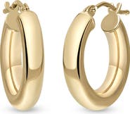 Bony Levy Essentials 14K Gold Smooth Hoop Earrings