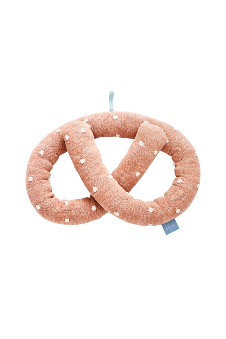 Sweet Pretzel Kids Pillow, Main, color, Beige