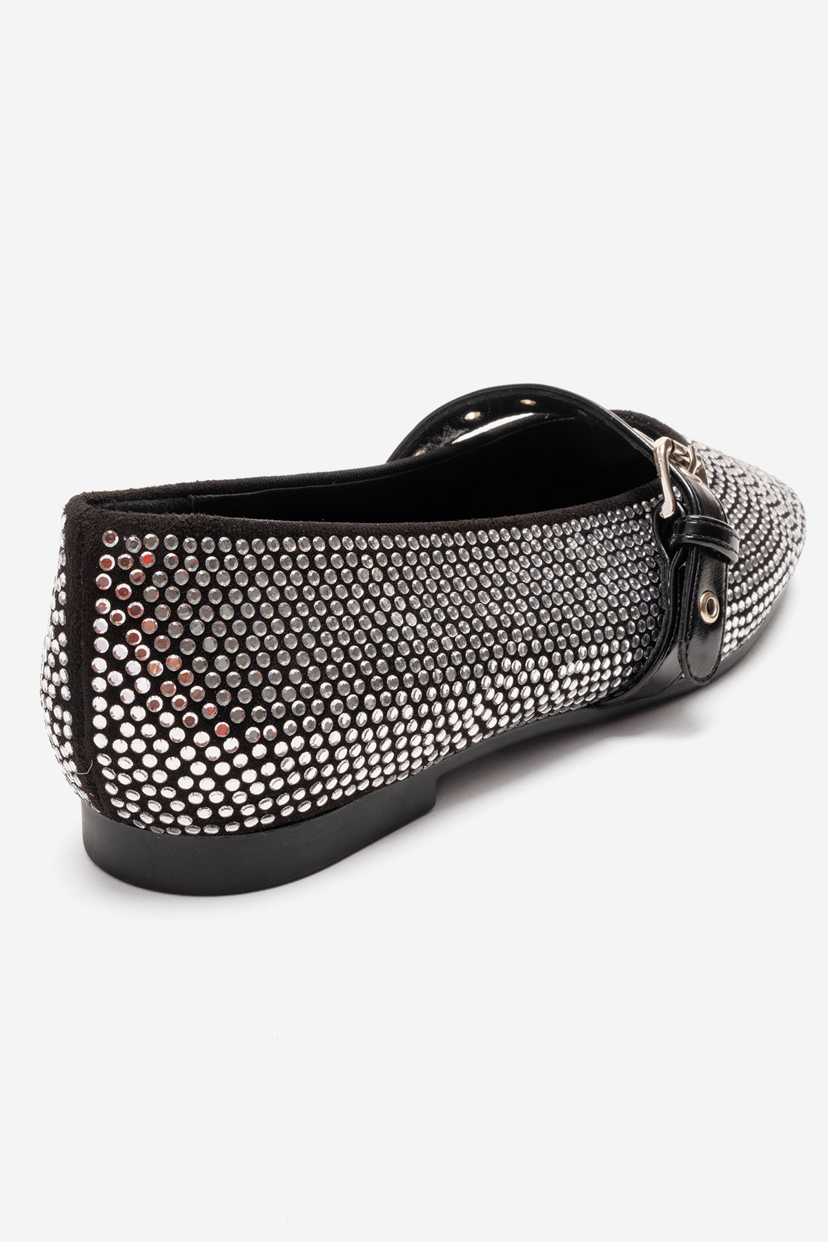 Clive Embellished Ballet Flat, Alternate, color, Black