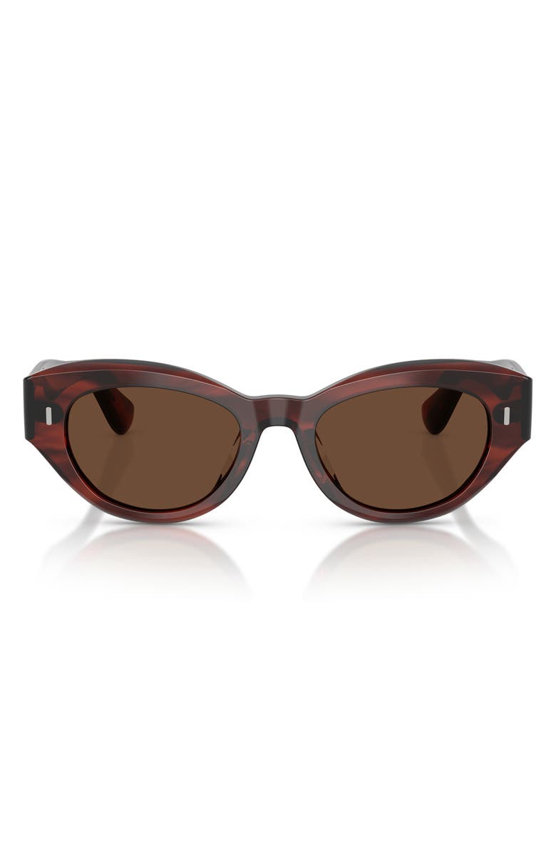 Oliver Peoples 50mm Lerrue Polarized Oval Sunglasses, Main, color, 