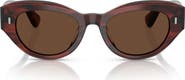 Oliver Peoples 50mm Lerrue Polarized Oval Sunglasses