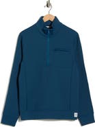 Reigning Champ Double Knit Slim Quarter Zip Sweatshirt