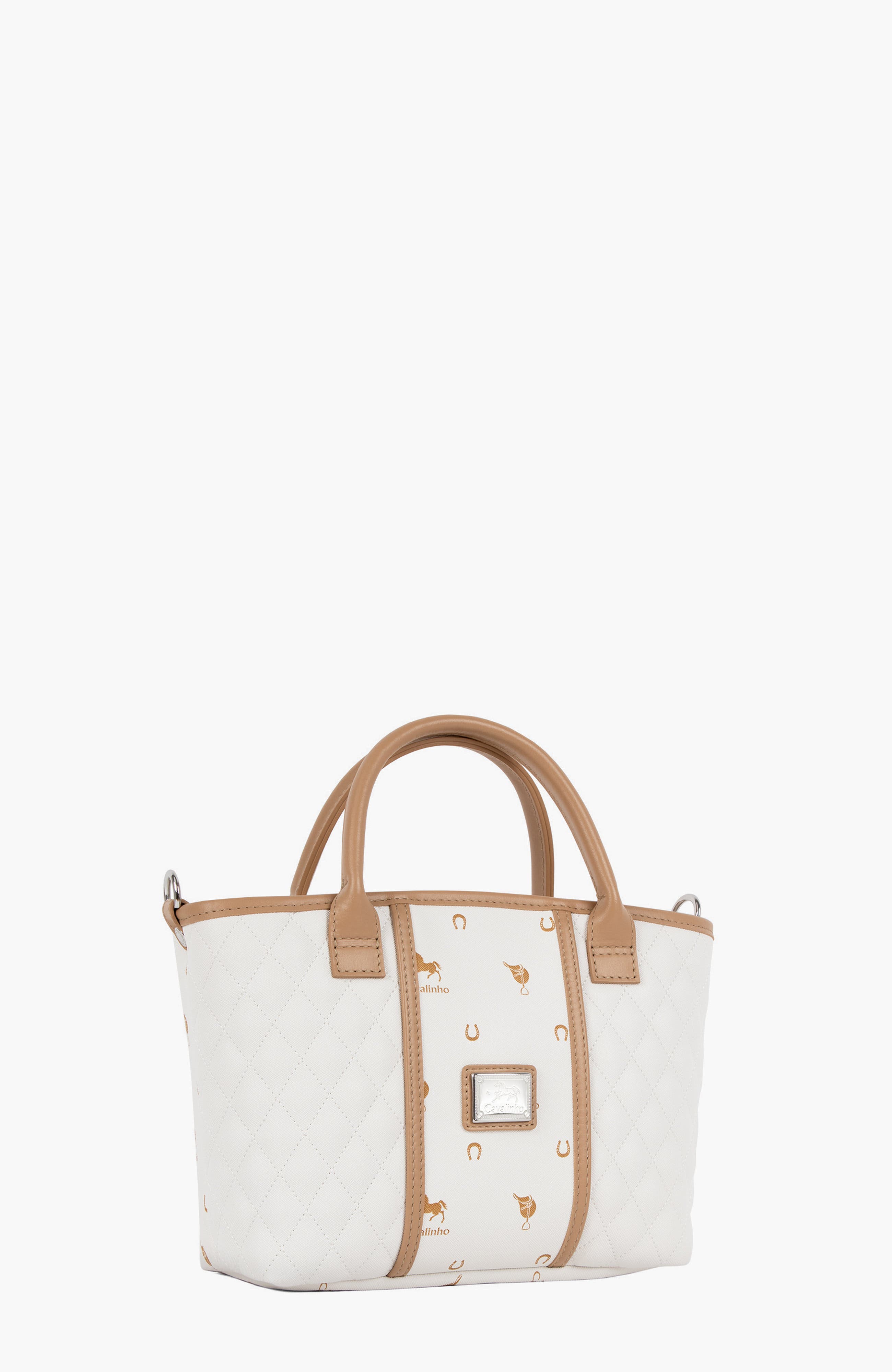 Di Cavallo 577 Mini Handbag, Alternate, color, White