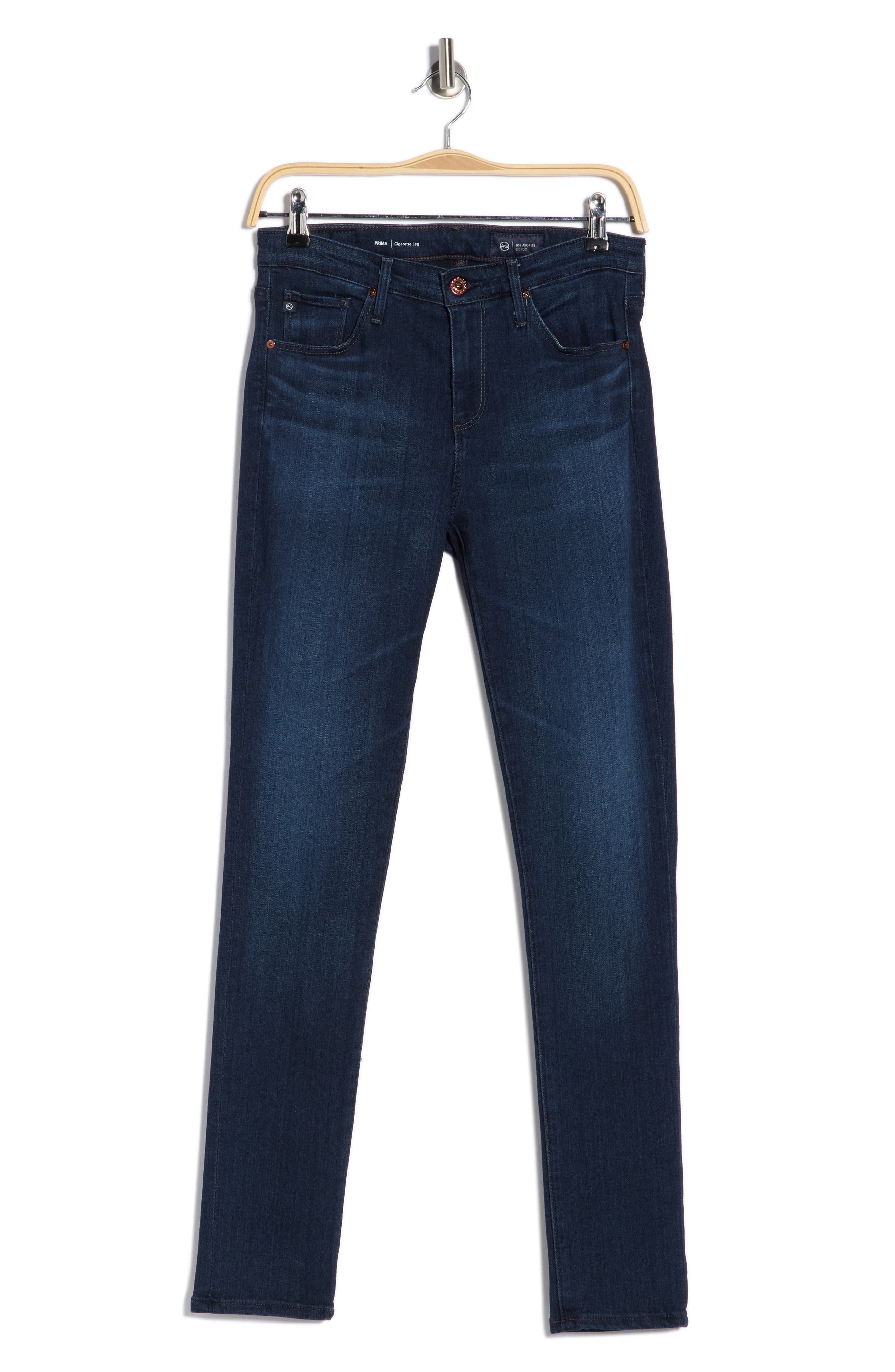 AG 'Prima' Mid Rise Cigarette Jeans